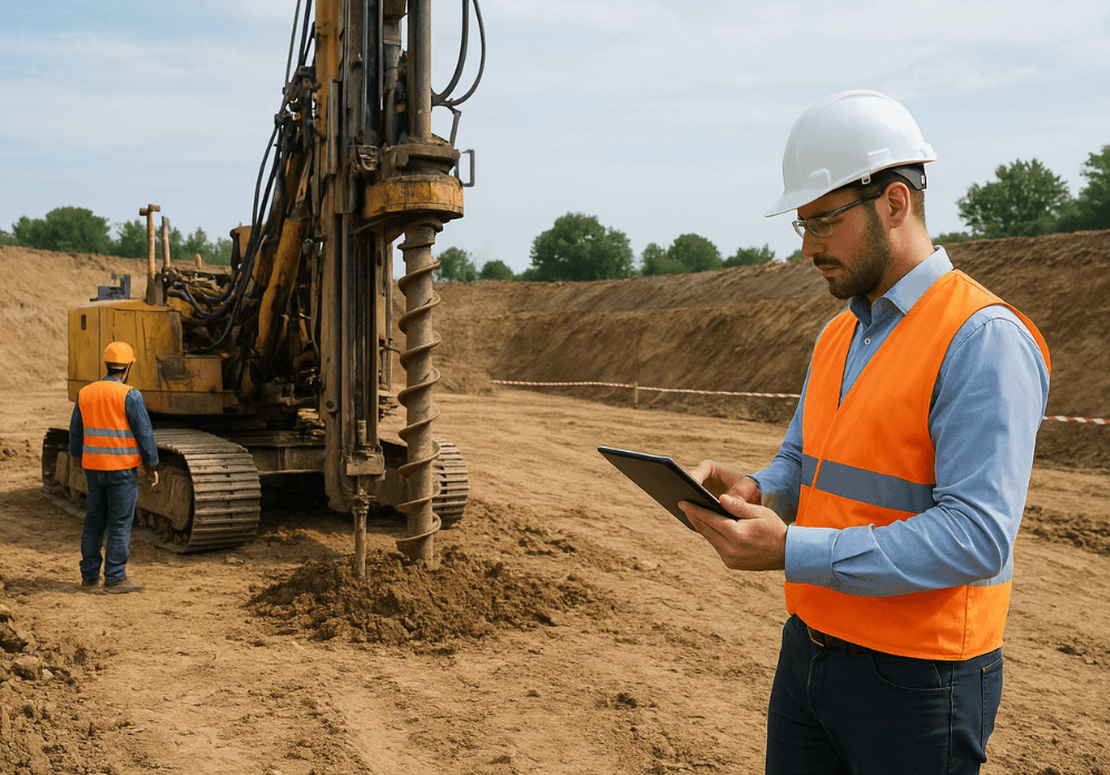 Sondagem SPT, Sondagem Rotativa